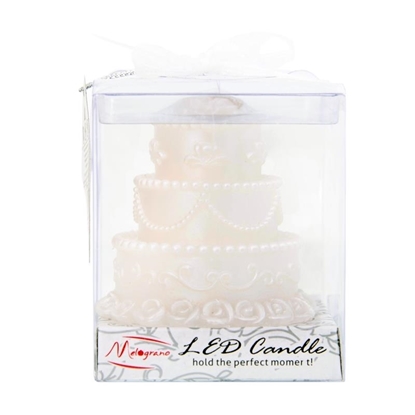 Picture of LED CANDLE TORTA NUNZIALE BIANCO