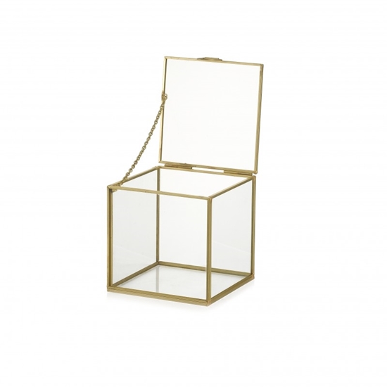Picture of CUBO BOX 12,5*12,5*12,5 METAL GOLD