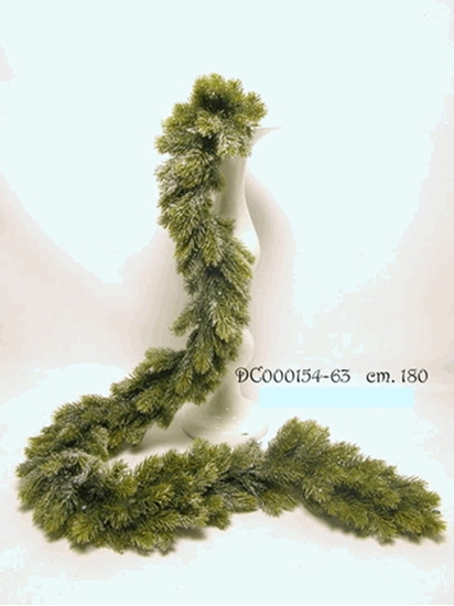 Picture of PINE GARLAND W/SNOW CM 180