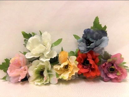 Set di piccoli vasi di fiori, vaso di fiori di boccioli, tavola  primaverile, boccioli di fiori, vasi di fiori piccoli di seta, set di vasi  di boccioli -  Italia