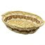 Picture of CESTA SFOGLIA MARRONE N. BIANCO OVALE CM50X40H13