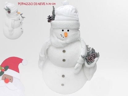 Immagine di PUPAZZO DI NEVE NATALIZIO H.70 CM