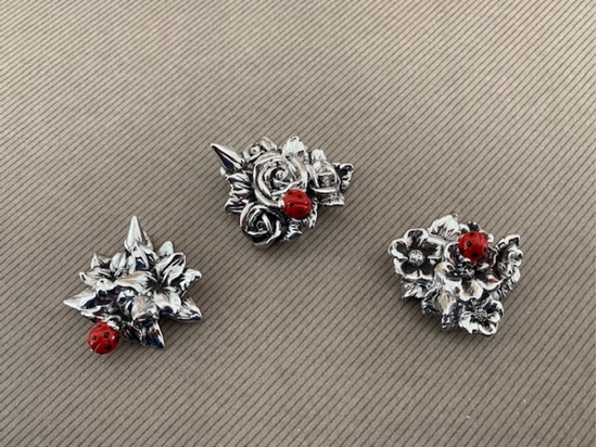 Immagine di FIORE IN RESINA CM. 4 CF. 12 PZ.