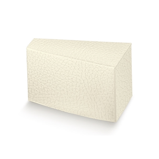 Immagine di FETTATORTA 80X35X50 PELLE BIANCO CF. 10 PZ.