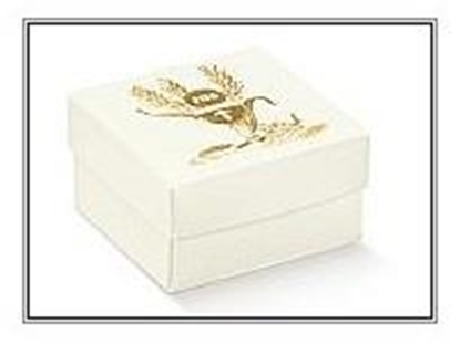 Immagine di SCATOLA FONDO + COPERCHIO 60X60X35 MM. SIGNUM ORO
