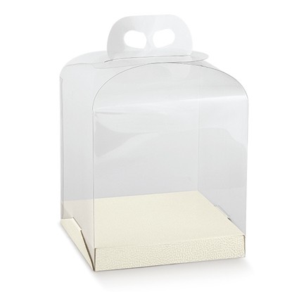 Immagine di PANETTONE  F+M. 200X200X210 PELLE BIANCA