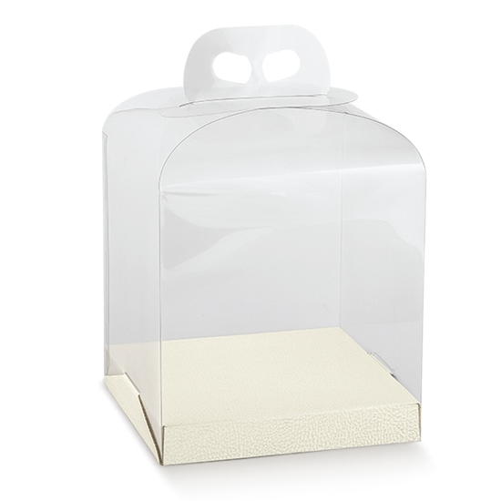 Immagine di PANETTONE  F+M. 200X200X210 PELLE BIANCA