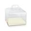 Immagine di PORTAPANETTONE F+M 250X250X160 PELLE BIANCO CF 10 PZ.