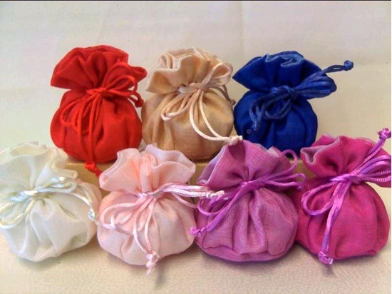 Immagine di SACCHETTO PUF LINO BICOLORE CF.10 PZ.