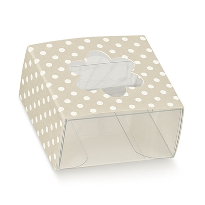 Immagine di ASTUCCIO C/FIORE 60X60X30 MM. ATELI. TORTORA