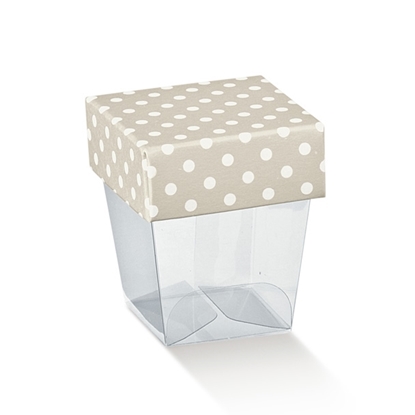 Immagine di BICCHIERE C/ COP. 33X33X50 MM. ATELIER TORTORA