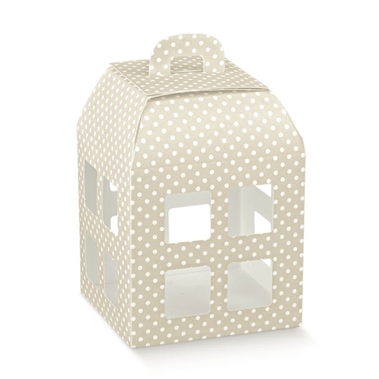 Immagine di LANTERNA INT. TRASPARENTE 55X55X60 TORTORA