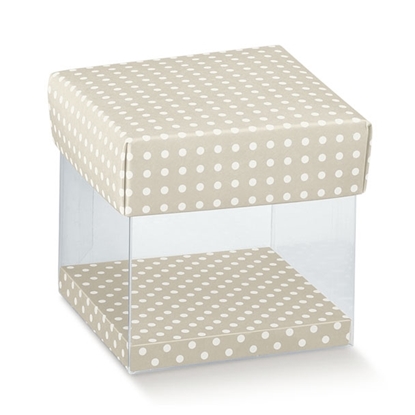 Immagine di SCATOLA PVC + COP. FONDINO POIS 80X80X60 TORTORA