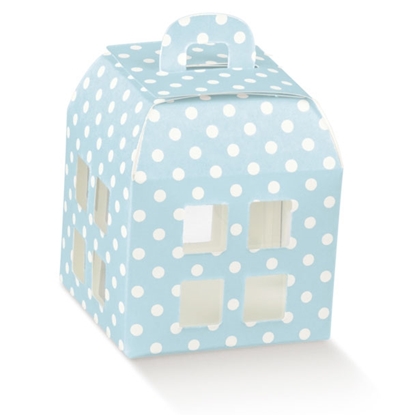 Immagine di LANTERNA 55X55X60 MM AZZURRO CF. 10 PZ.