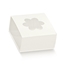 Immagine di ASTUCCIO C/ FIORE 60X60X30 MM. WHITE CF X 10 PZ.