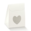 Immagine di SACCHETTO C/FINESTRA CUORE  60X35X80 WHITE