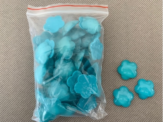 Picture of BUSTA FIORI AZZURRI X 50 PZ.