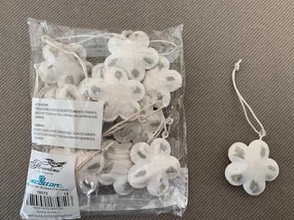 Immagine di FIORE SONAGLIO BIANCO C/ SPAGO DA APPENDERE CF 12 PZ