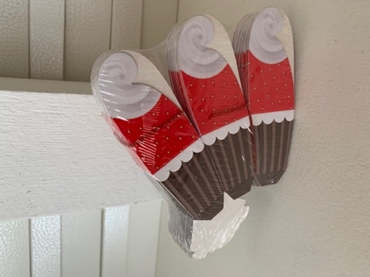 Picture of CUPCAKE - 6X6X7 - CUPCAKE FRAGOLA - IMBUST X 20