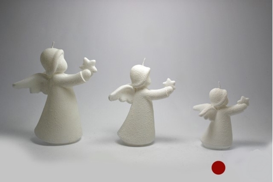 Immagine di CANDELA ANGELO BIANCO h.10 CM