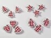 Immagine di SET 3 MOLLETTINE LEGNO 6 x h.7 CM 4 ASS.