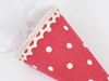 Immagine di CONO JUTA POIS COL. ROSSO 13 CM CF. 6 PZ.