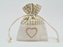 Picture of SACCHETTO JUTA QUADRETTINI BEIGE10x13 CM CF. 12 PZ