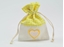 Immagine di SACCHETTO JUTA QUADRETTINI GIALLO 10x13 CM CF. 12 PZ