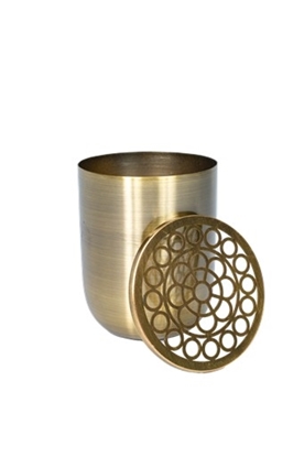 Immagine di OASIS® Vaso in metallo Ø 9 x 10,5 cm