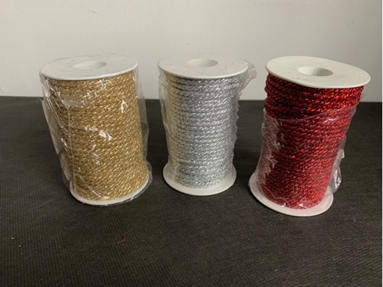 Immagine di CORDONE LUREX MM. 3,5 X 25 MT.