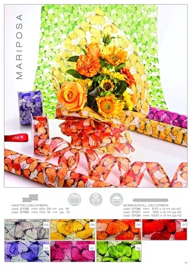 Immagine di BOBINA MARIPOSA DECOFIBRA MM.780 X 9 MT.