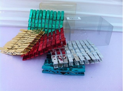 Immagine di MOLLETTA MM. 35 IN PLASTICA METAL. CF 100 PZ.