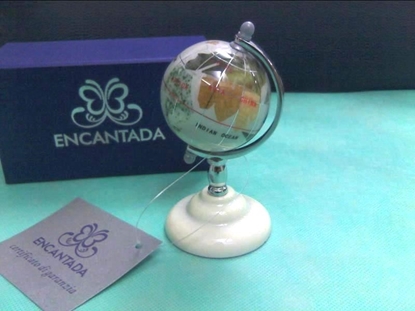 Immagine di MAPPAMONDO 50 MM. BI/ARG. BASE BIANCA MET.