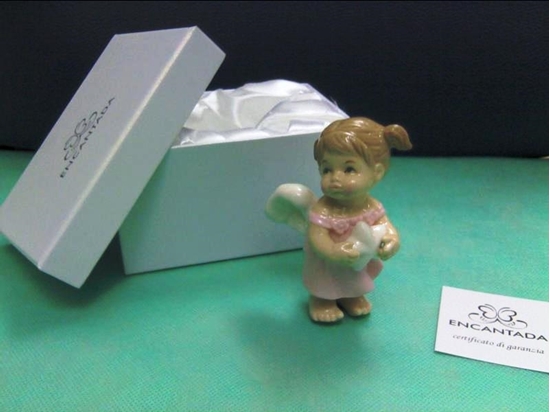 Immagine di BIMBA ALI C/STELL. CM. 9 ROSA PORCELL.