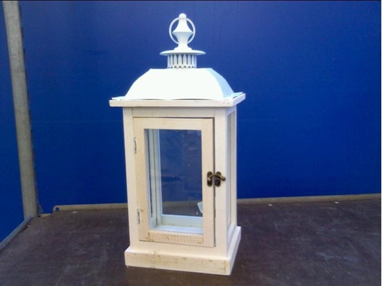 Immagine di LANTERNA RETTANGOLARE 22X28 H.46 BIANCA