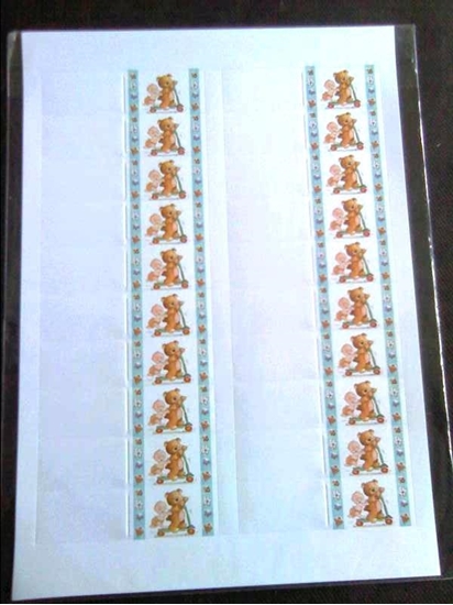 Picture of BIGLIETTO BOMBONIERA FOGLIO DA 20 PZ. BIMBO