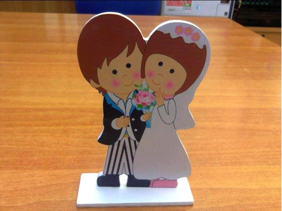 Immagine di OGGI SPOSI D.9 X H. 15 CM.