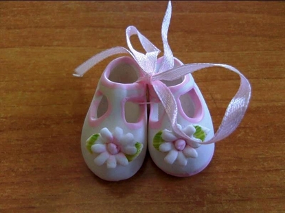 Immagine di PAIO SCARPINE PORCELLANA BIA/ROSA CM. 4