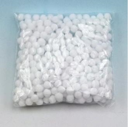 Picture of COTTON BALL D.1,2CM X400PZ. IN BAG WHITE