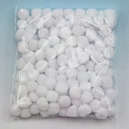 Picture of COTTON BALL D.2CM X160PZ. IN BAG WHITE