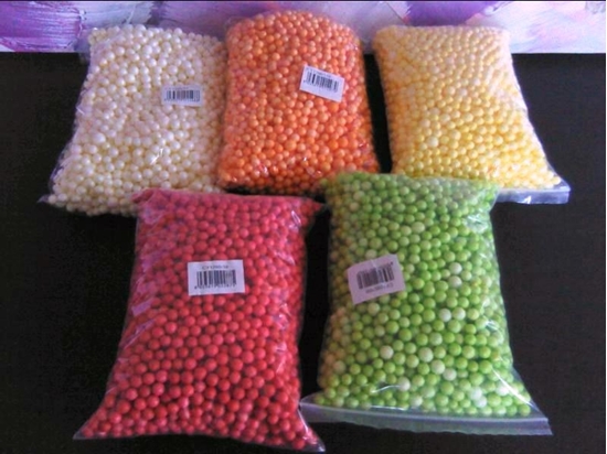 Picture of BUSTA PALLINE POLISTIROLO COLOR. DA 25 GR.