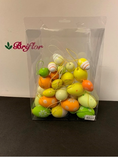 Immagine di CONFEZIONE 30 PZ. UOVA IN BOX PVC VERDE
