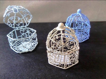 Picture of GABBIETTA METALLO 5,5X5,2X6 CM. CREMA