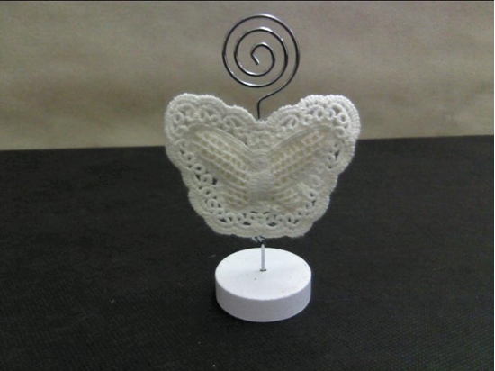 Picture of CLIP FARFALLA MACRAME H. 13 CM.