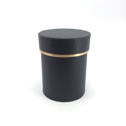 Immagine di SCATOLA TONDA CARTONE D 8 H 10 NERO CF. 6 PZ