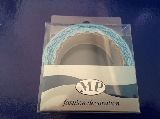 Immagine di NASTRO ADESIVO PIZZO MM15X1,8MT SKY BLUE