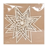 Immagine di Appendino in legno 3D stella Ø circa 18,5 cm + 21 cm