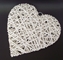 Immagine di CUORE RATTAN DA APPENDERE D. 90X85H10 CM. BIANCO
