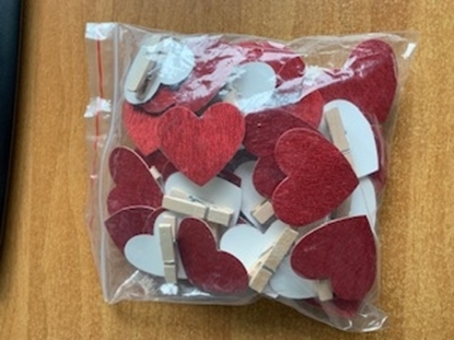 Immagine di CUORE SU MOLLETTA CF 50 PZ