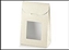 Immagine di SACCHETTO CON FINESTRA 90X45X130 MM. PELLE BIANCO